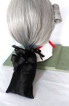 Load image into Gallery viewer, Black Silk Men's Wig Bag