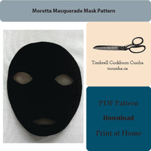 Load image into Gallery viewer, Moretta Masquerade Mask Pattern