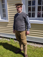Load image into Gallery viewer, WWI Crochet Sleeveless Sweater Pattern
