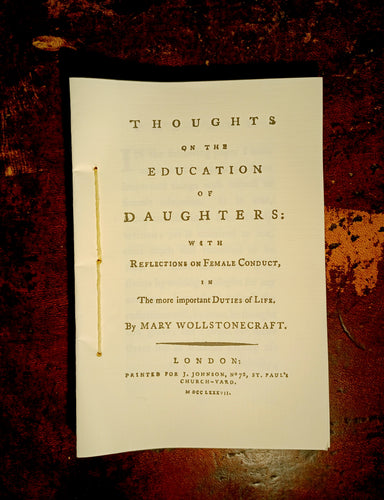 Thoughts on the Education of Daughters