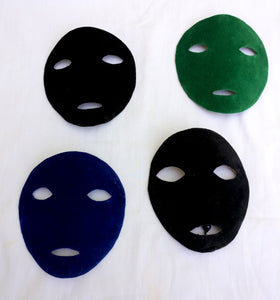 18th Century Velvet Moretta Masquerade Women's Mask