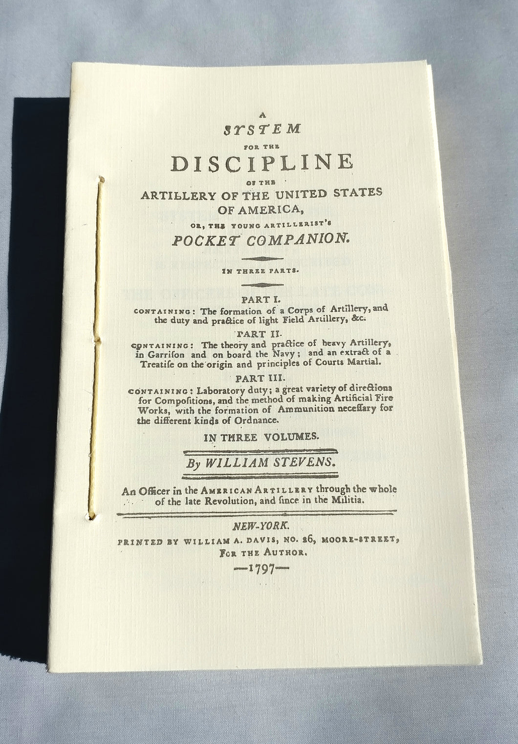 A system for the discipline of the artillery of the United States of America
