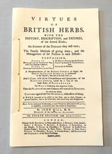 Load image into Gallery viewer, Virtues of British Herbs