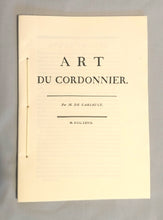 Load image into Gallery viewer, Art du Cordonnier - Garsault