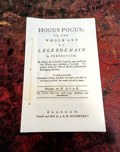 Hocus Pocus; Or, The Whole Art Of Legerdemain In Perfection