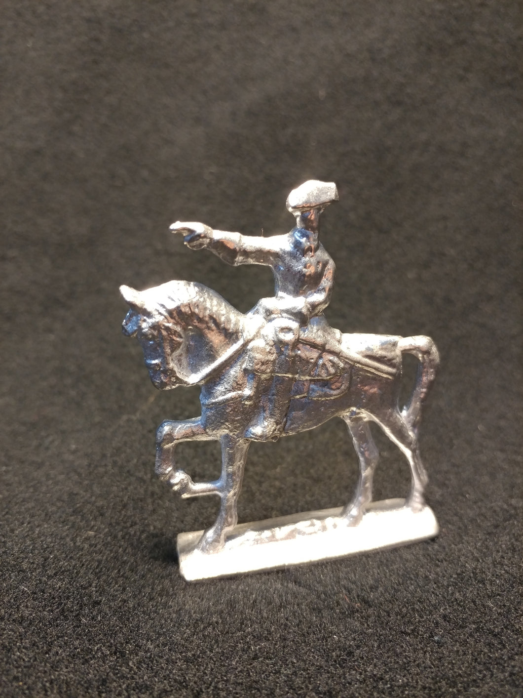 Reproduction 18th Century Tin Soldier - Officer on Horseback