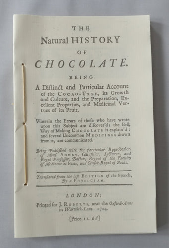 The Natural History of Chocolate