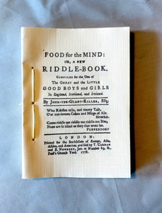 Food for the Mind Or, a New Riddle-Book