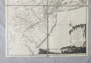 Map of the Provinces of Quebec, New York, Pennsylvania and New Jersey - 1775