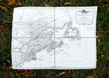 Load image into Gallery viewer, Map of Eastern Canada, New England and Quebec - 1776