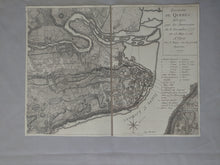 Load image into Gallery viewer, Map of Quebec City - 1777