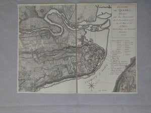 Map of Quebec City - 1777